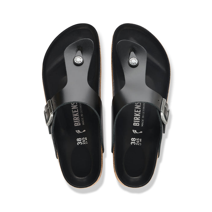 Birkenstock Australia Ramses Semi Exquisite Black Amalfi Leather Top View