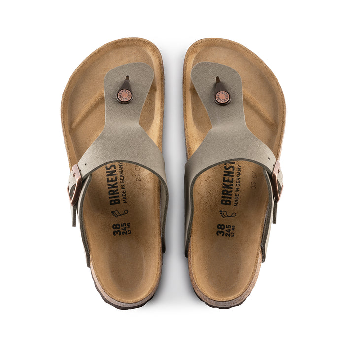Birkenstock Ramses BirkiBuc Stone top view