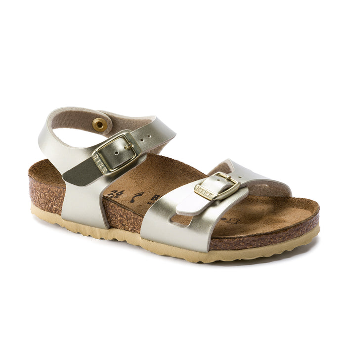 Birkenstock Rio Kids Birko-Flor Electric Metallic Gold