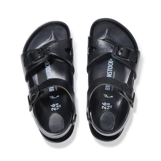 Birkenstock Rio Kids EVA Black top view