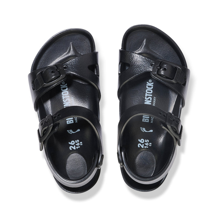 Birkenstock Rio Kids EVA Black top view