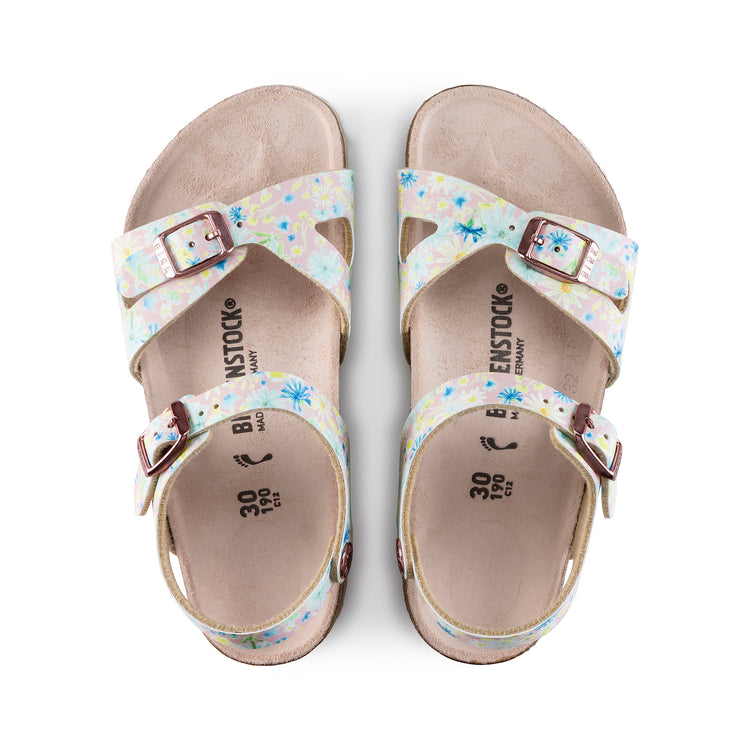Birkenstock Rio Kids Light Rose Birko-Flor top view