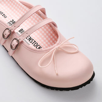 Birkenstock Australia Scala Icon Pink Smooth Leather front view