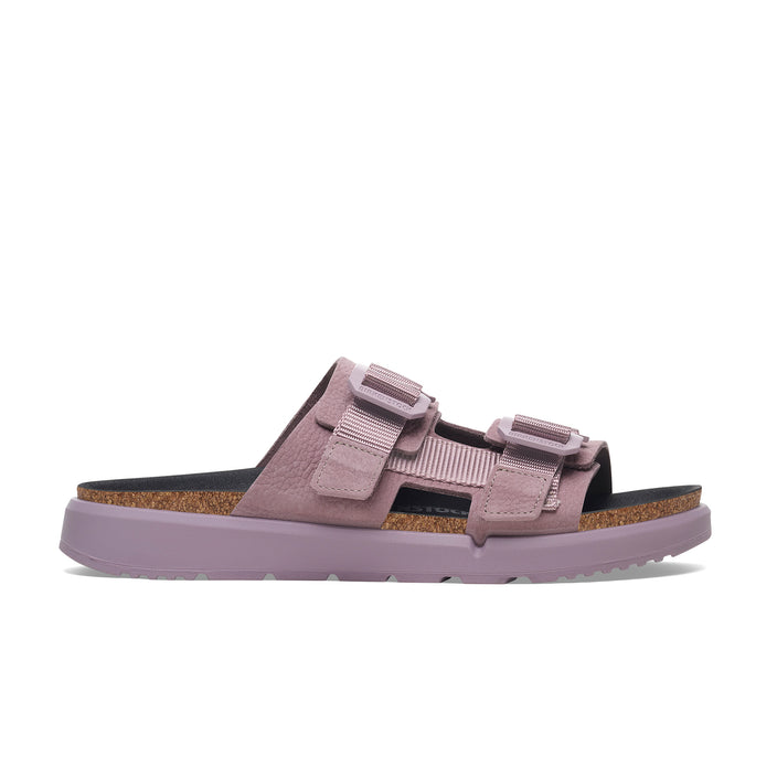 Birkenstock Shinjuku 2 Strap Faded Purple Nubuck Leather/Textile side view