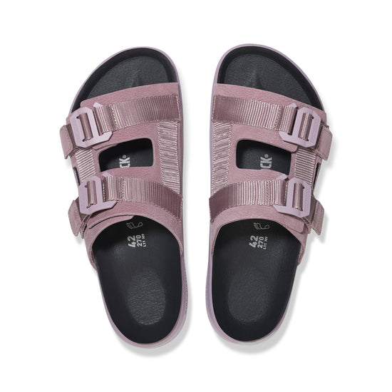 Birkenstock Shinjuku 2 Strap Faded Purple Nubuck Leather/Textile top view