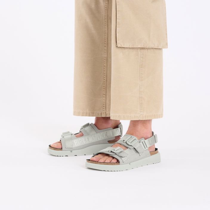 shinjuku mineral grey nubuck leather textile on model 1 1028132
