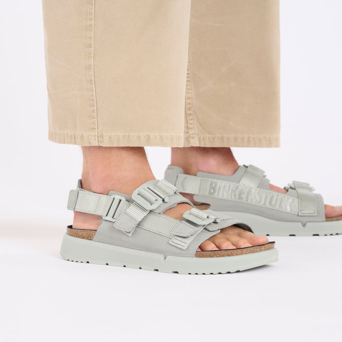 shinjuku mineral grey nubuck leather textile on model 2 1028132