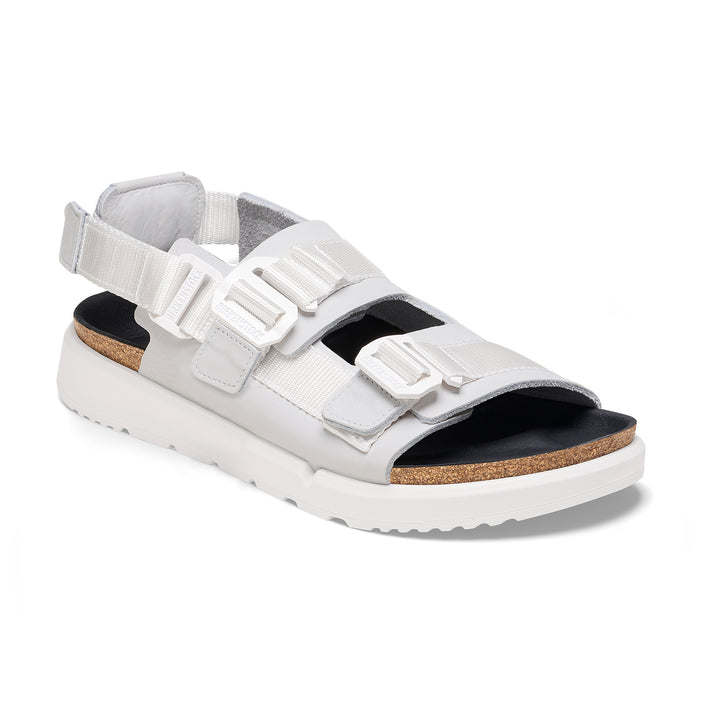 Birkenstock Shinjuku Antique White Natural Leather/Textile 