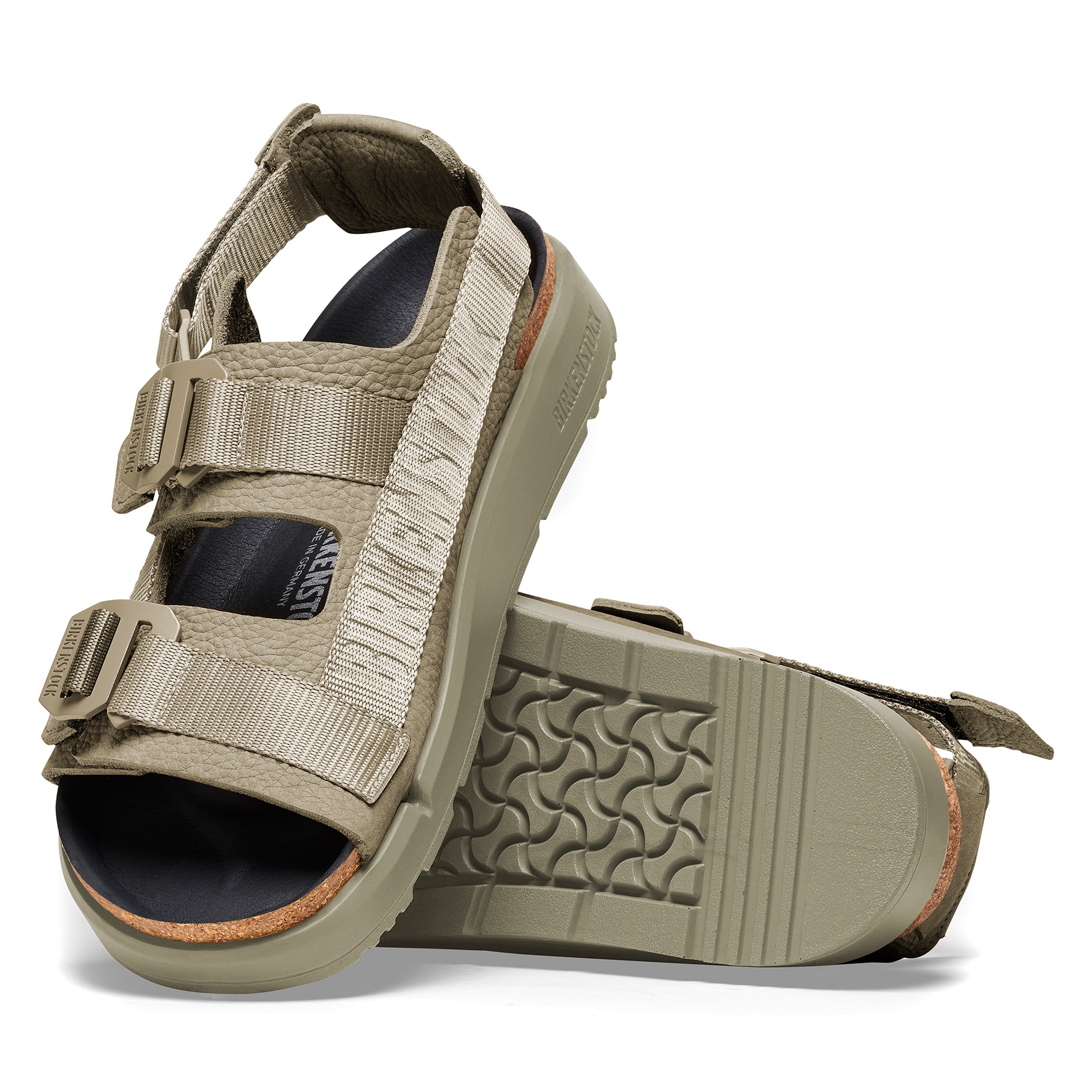 Birkenstock Shinjuku Eucalyptus Nubuck Leather/Textile