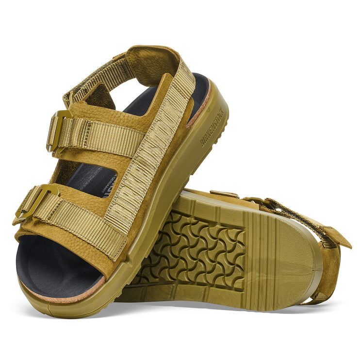 Birkenstock Shinjuku Pine Green Nubuck Leather/Textile sole view