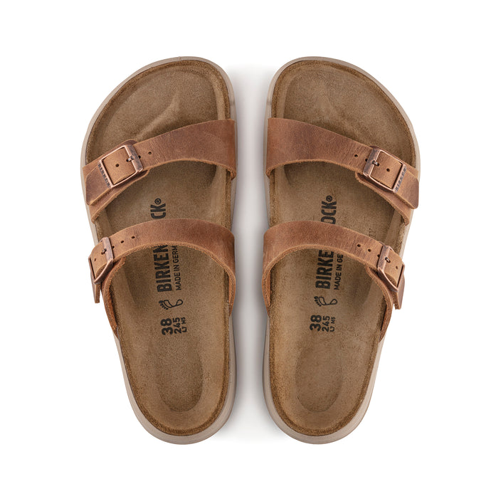 Sierra Cross Town Arctic Ginger Brown Oiled Leather top view