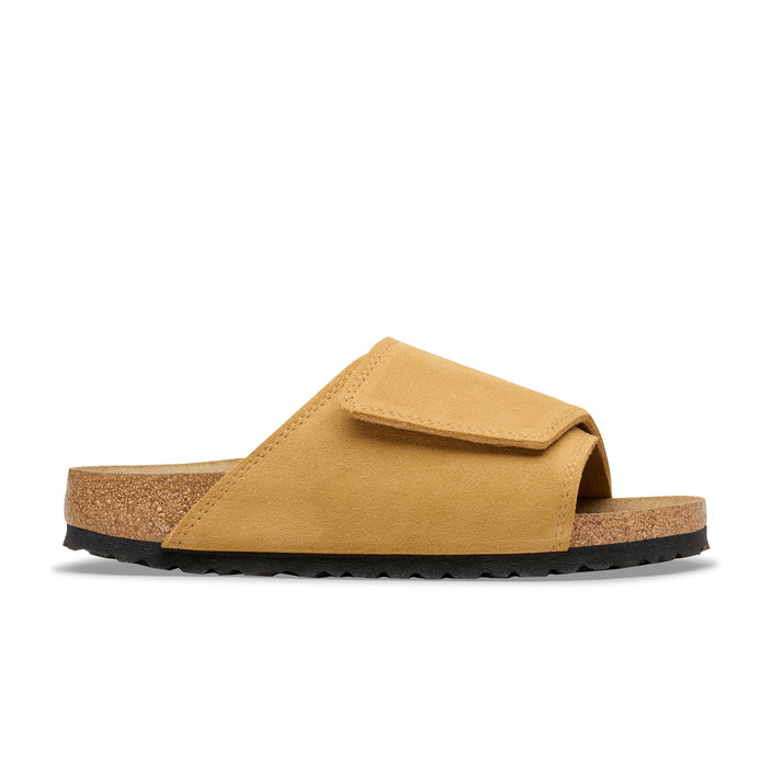 Birkenstock Solana Cork Brown Suede Leather side view