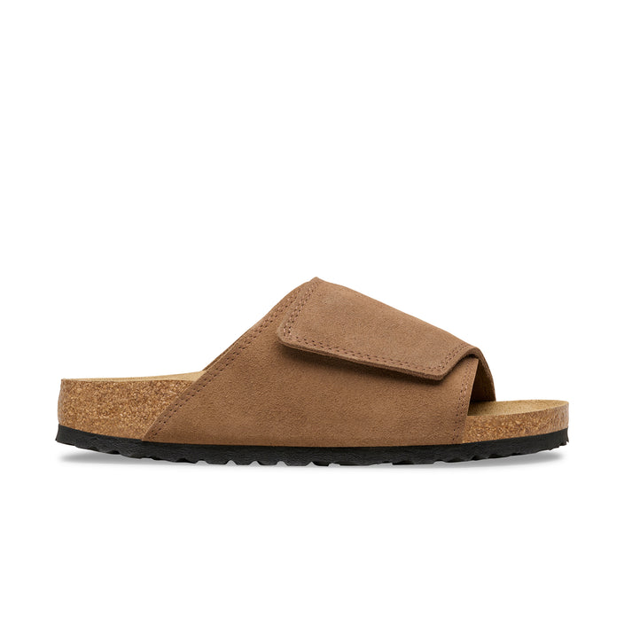 Birkenstock Australia Solana Dark Tea Suede Leather Side View