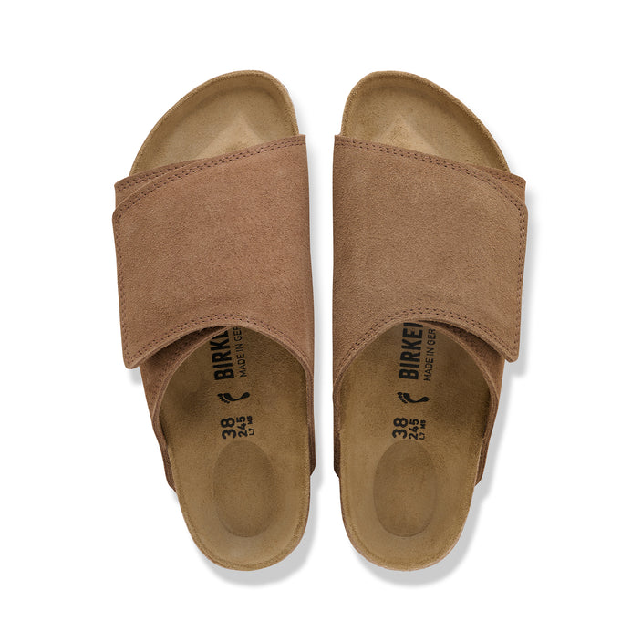 Birkenstock Australia Solana Dark Tea Suede Leather Top View