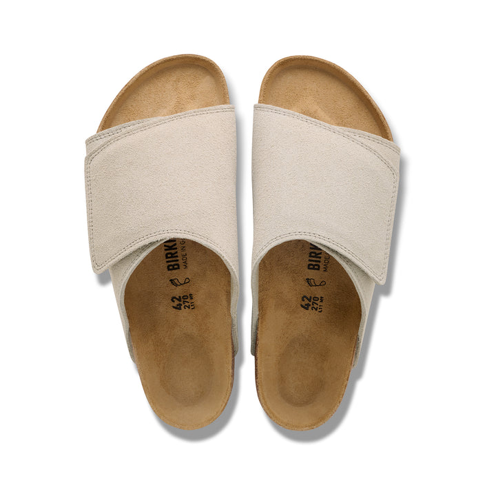 Birkenstock Australia Solana Oyster Suede Leather Top View
