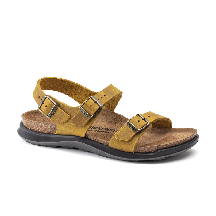Birkenstock Sonora Cross Town Ochre Waxy Leather 