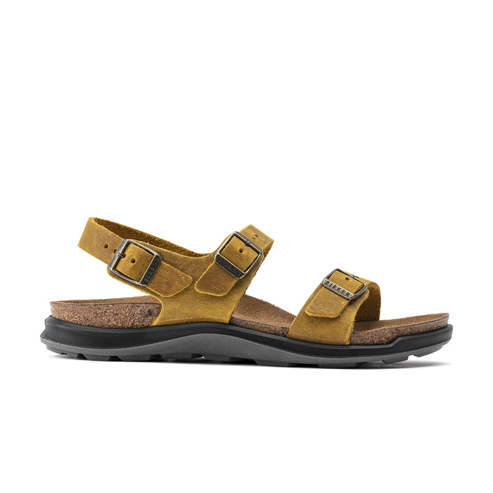 Birkenstock Sonora Cross Town Ochre Waxy Leather side view