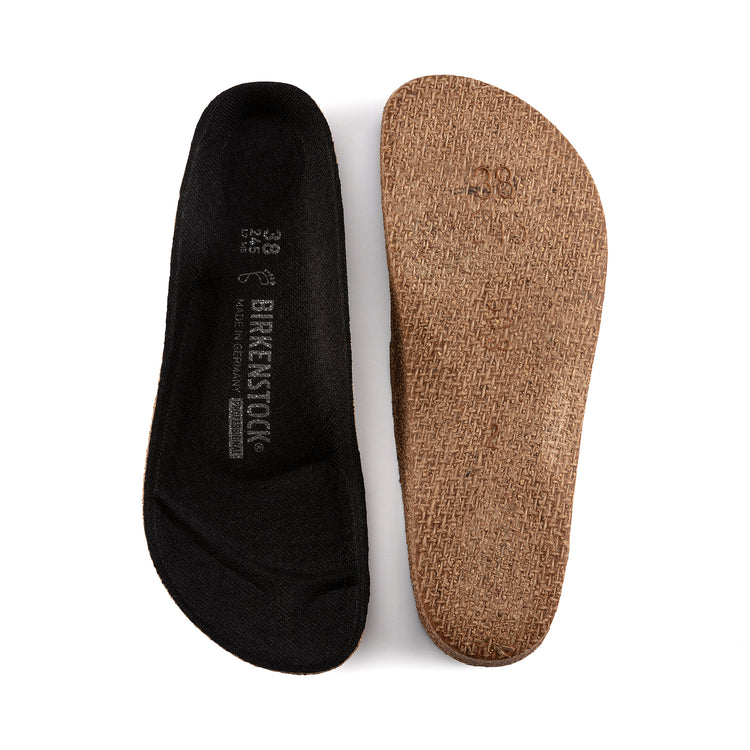 Birkenstock Super Birki Footbed Black Textile sole view