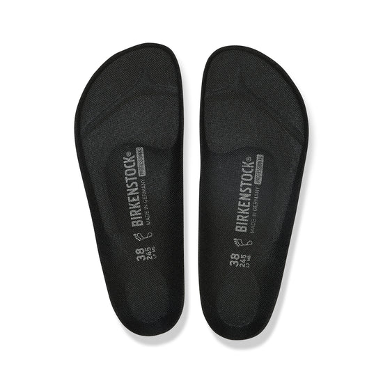 Birkenstock Super Birki Footbed Black Textile top view