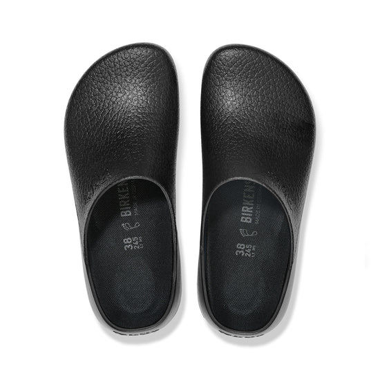 Birkenstock Super Birki Fusion Black Polyurethane top view