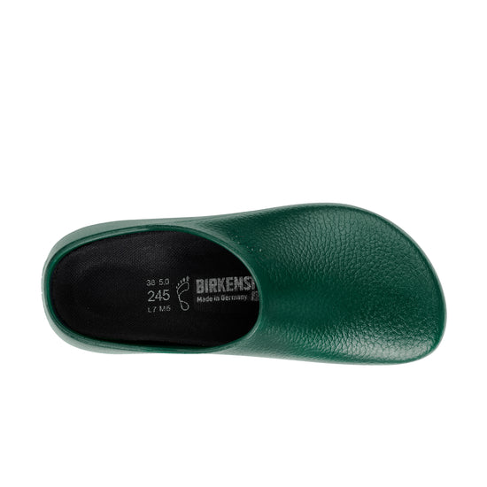 Birkenstock Super Birki Fusion Green Polyurethane top view