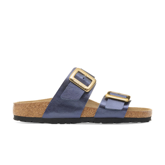 Birkenstock Sydney Cushion Buckle Graceful Midnight Birko-Flor side view