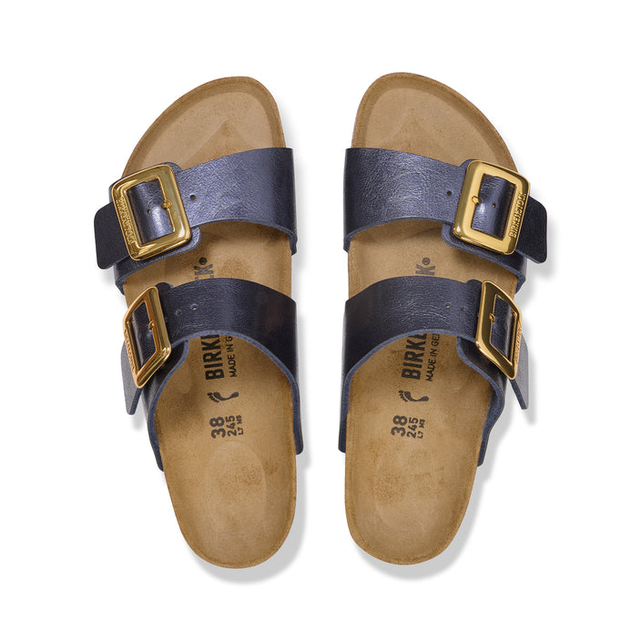 Birkenstock Sydney Cushion Buckle Graceful Midnight Birko-Flor top view