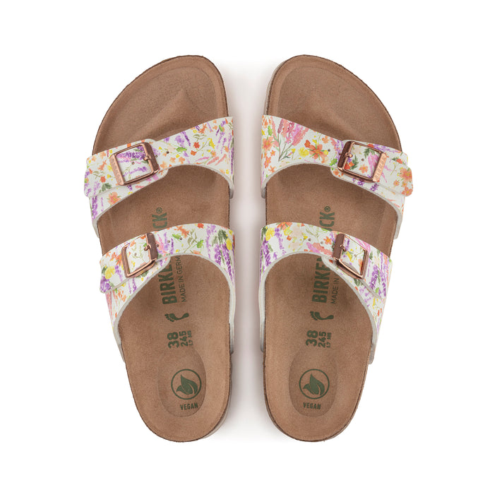 Birkenstock Sydney Vegan Rose Multicolour Birko-Flor top view