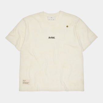 Birkenstock Australia The Artist Aged T-Shirt White Dirt Wash Cotton 