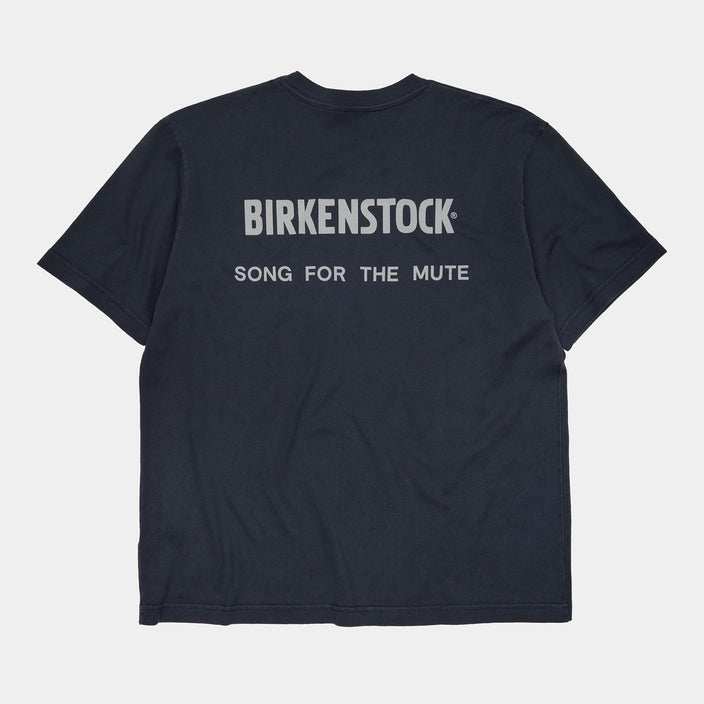 Birkenstock Australia The Collector Classic T-Shirt Overdyed Navy Cotton back view