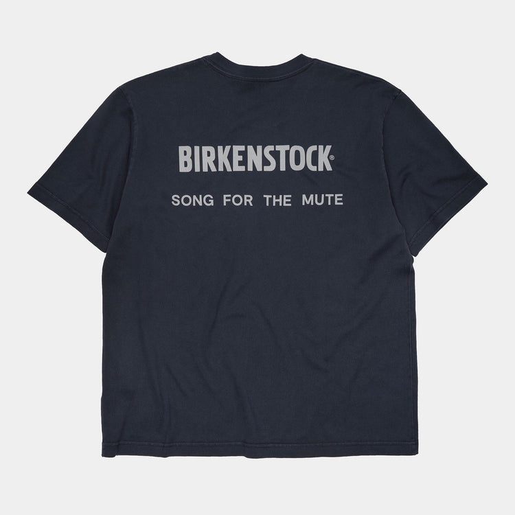 Birkenstock Australia The Collector Classic T-Shirt Overdyed Navy Cotton back view