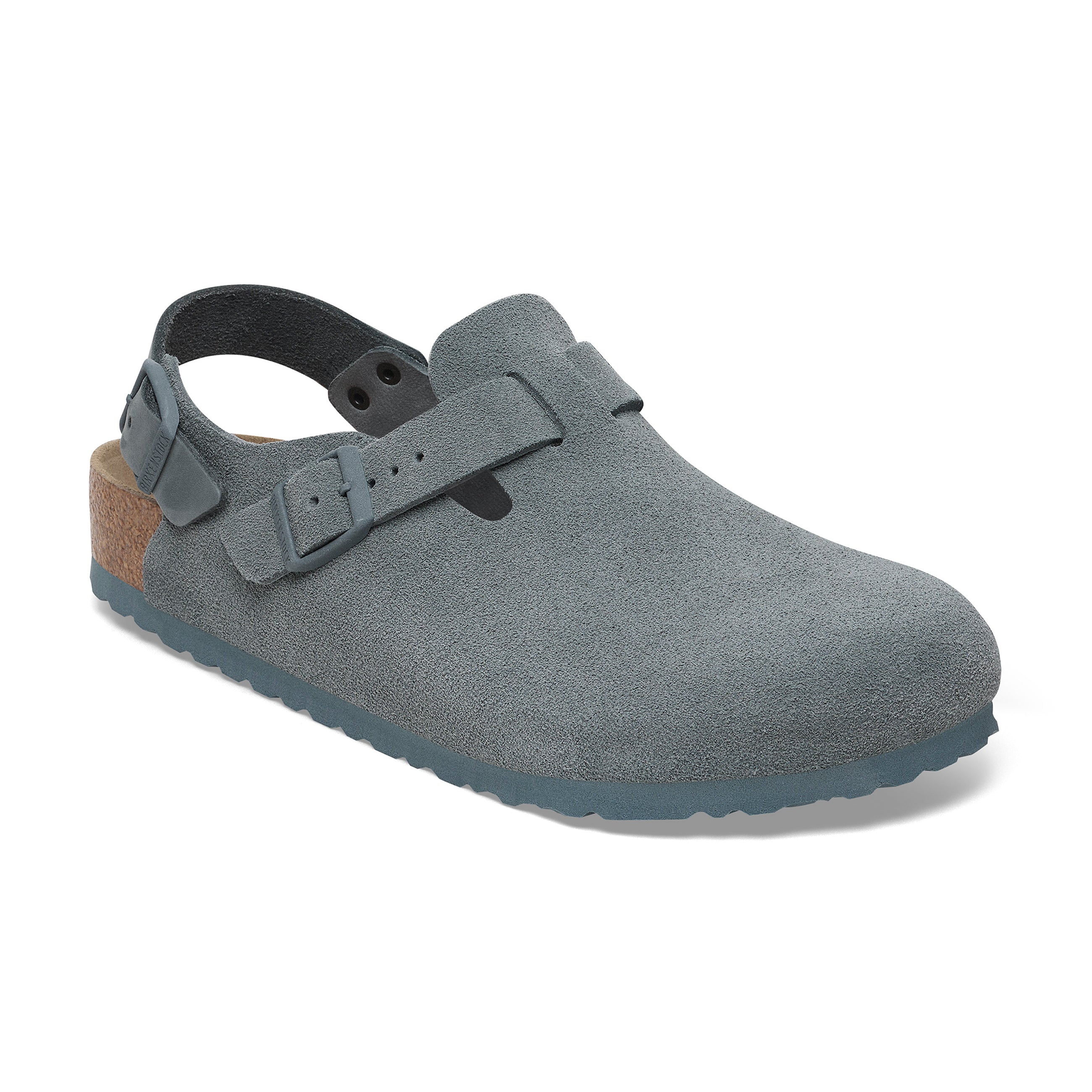 Birkenstock Tokio ミュール 41 グレー Birkenstock Tokio Basalt Grey Suede Leather Clogs
