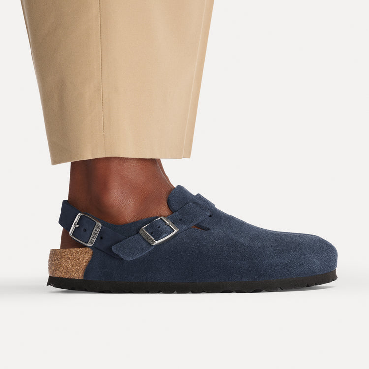 Tokio New Navy Suede Leather