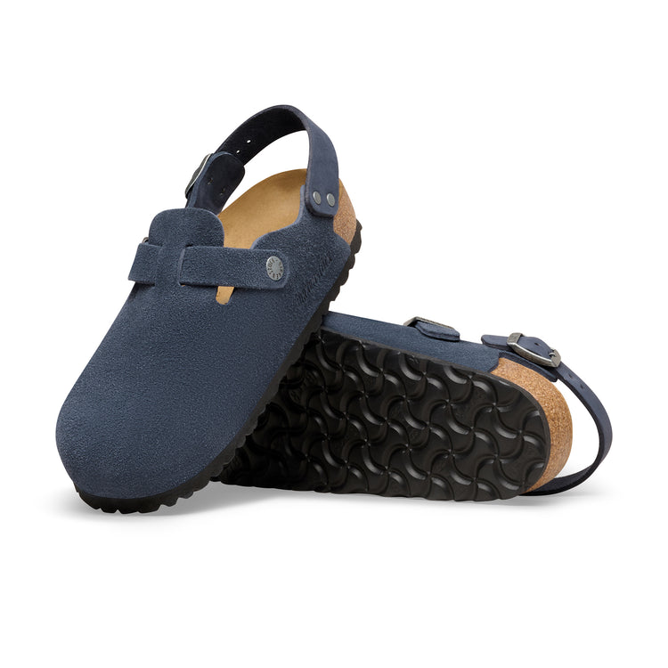 Birkenstock Tokio New Navy Suede Leather sole view