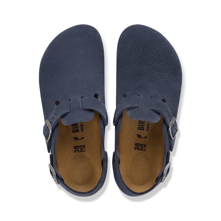 Birkenstock Tokio New Navy Suede Leather top view