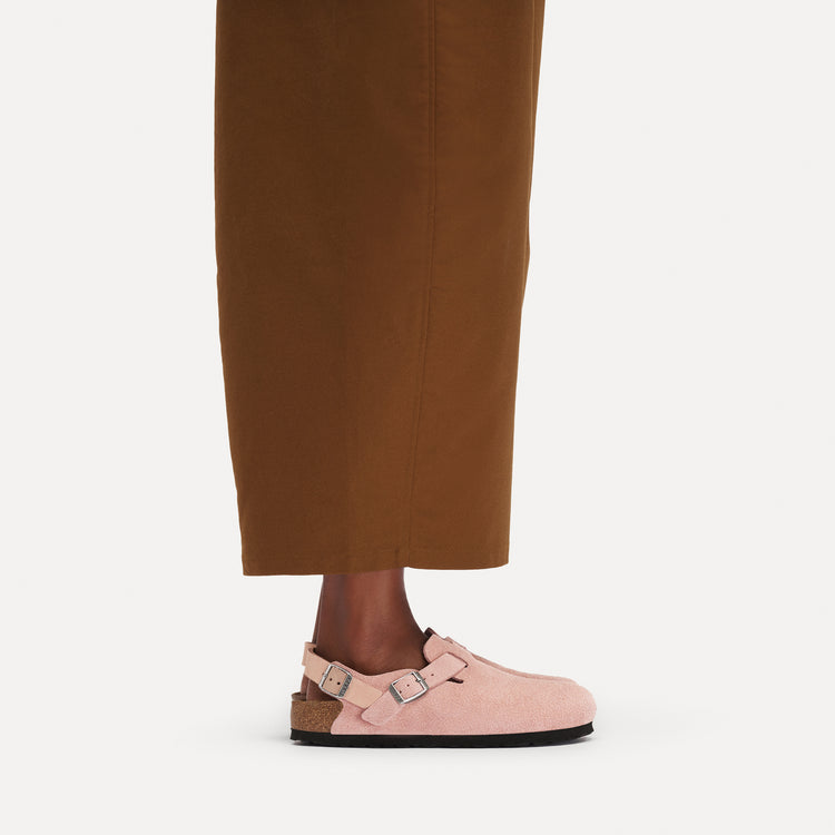 Tokio Pink Clay Suede Leather