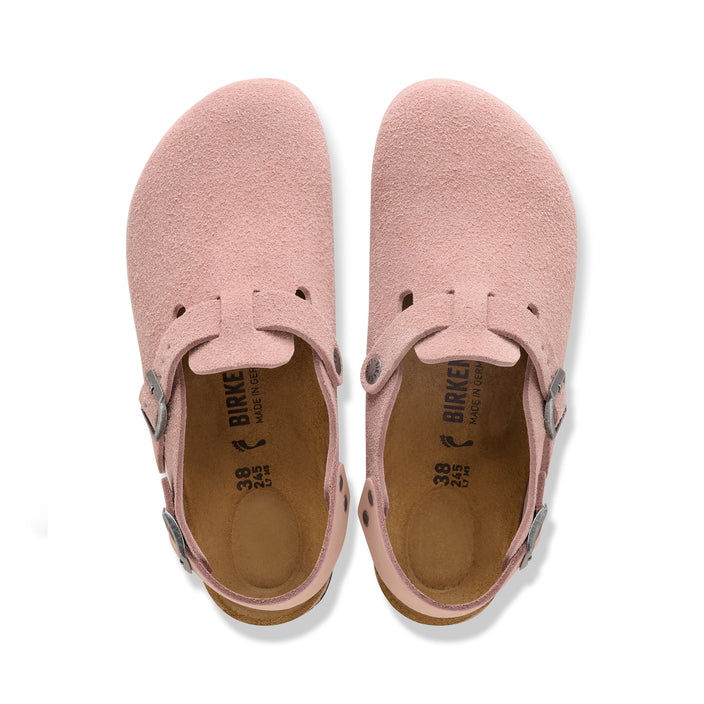 Birkenstock Tokio Pink Clay Suede Leather top view