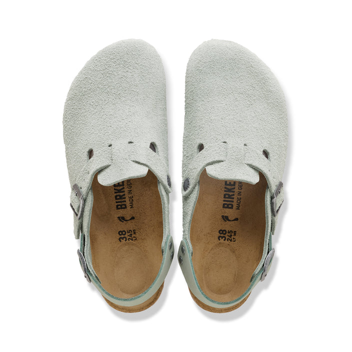 Birkenstock Tokio Pure Sage Suede Leather top view