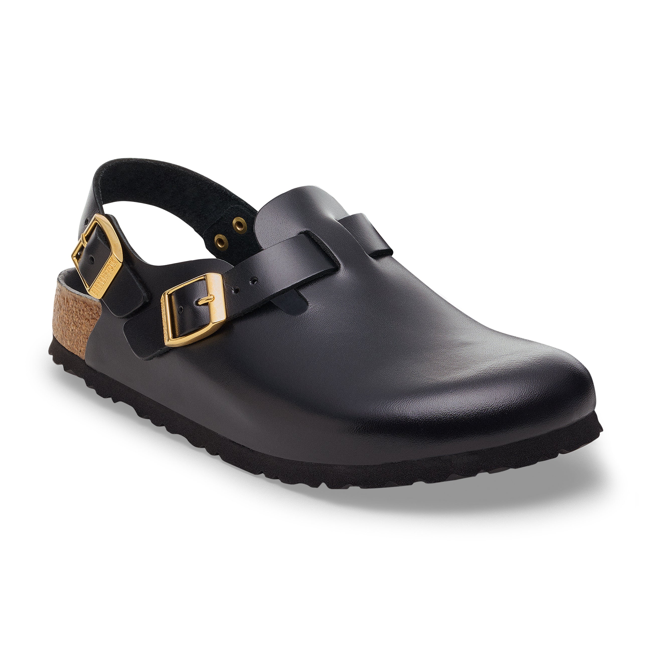 Birkenstock Tokio Semi-Exquisite Black Amalfi Leather