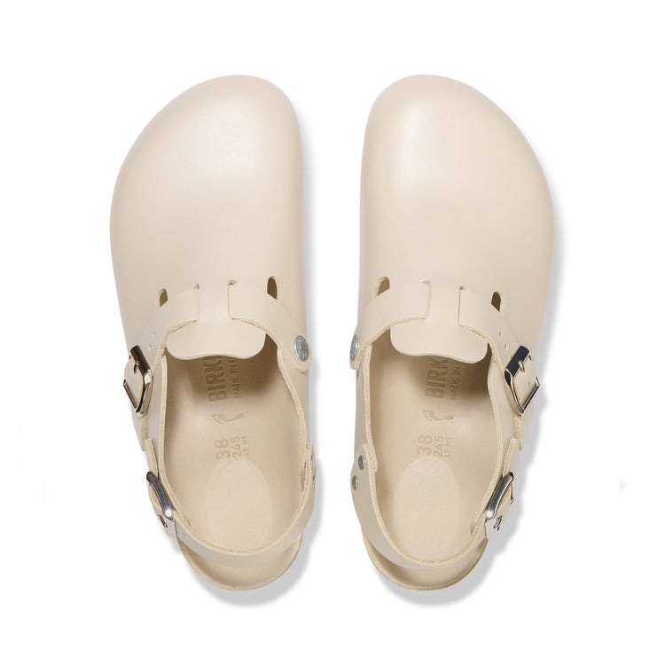 Birkenstock Tokio Semi-Exquisite Oyster Amalfi Leather top view