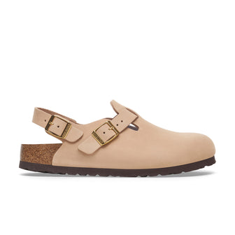 Birkenstock Tokio Semi-Exquisite Sandcastle Nubuck Leather side view