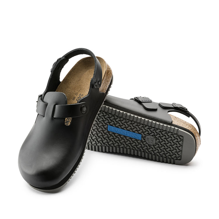 Birkenstock Australia Tokio Supergrip Black Smooth Leather sole view