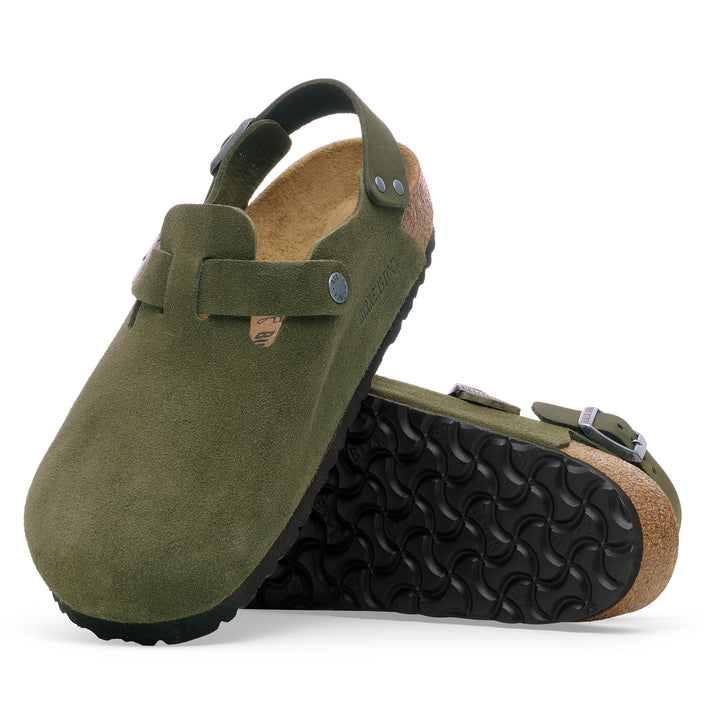 Birkenstock Tokio Thyme Suede Leather sole view