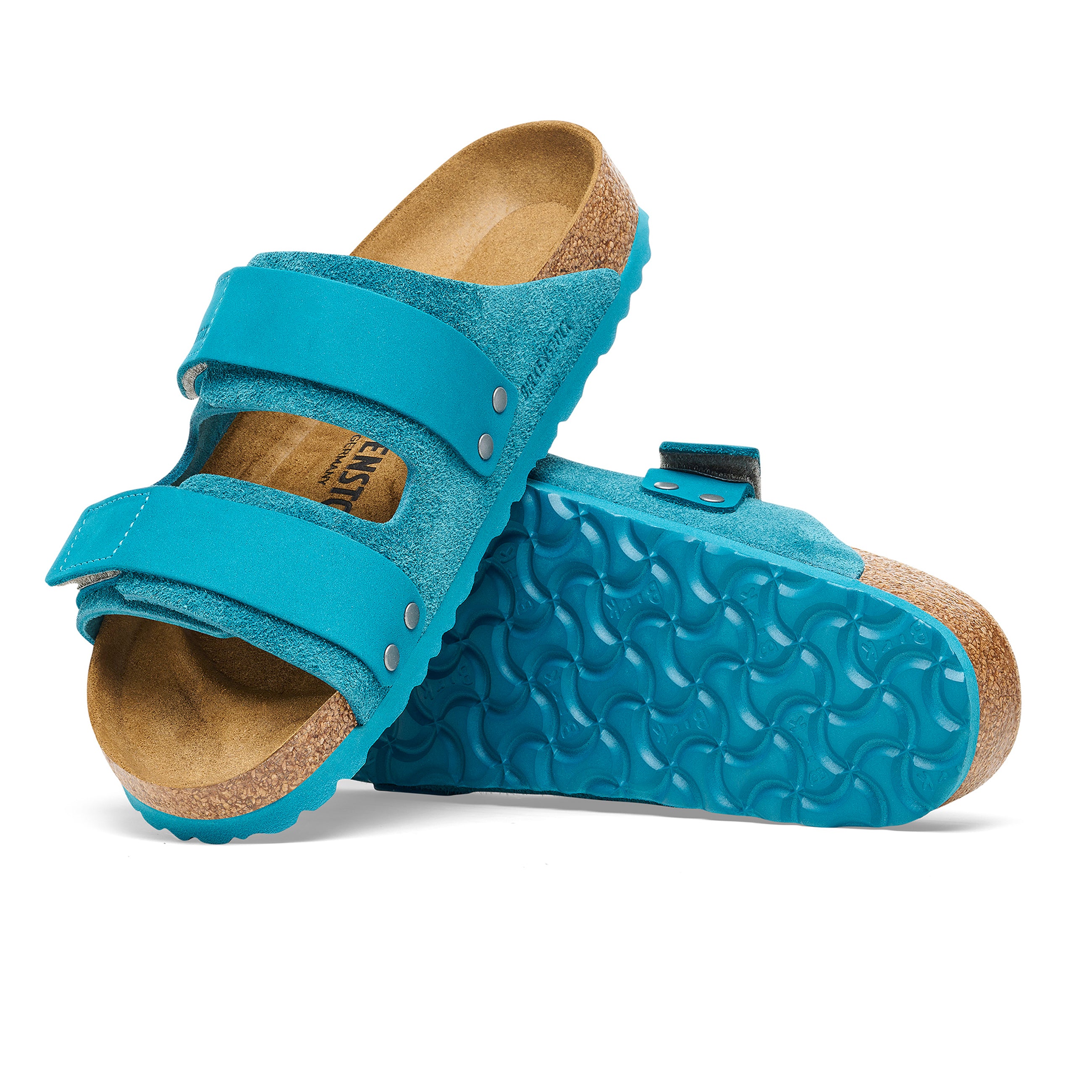 BIRKENSTOCK Uji ディープターコイズ Birkenstock Uji Deep Turquoise Nubuck/Suede Leather