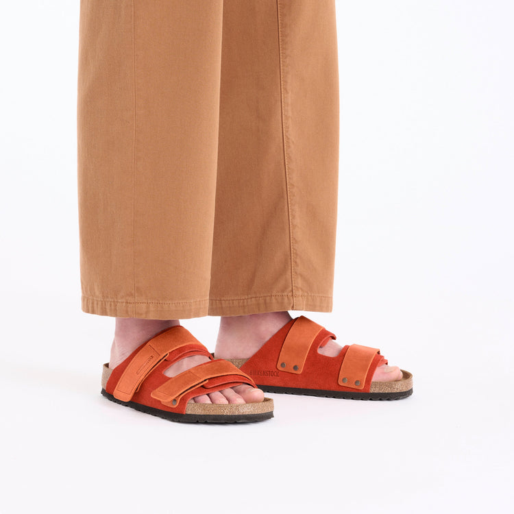 Uji Rust Brown Nubuck/Suede Leather