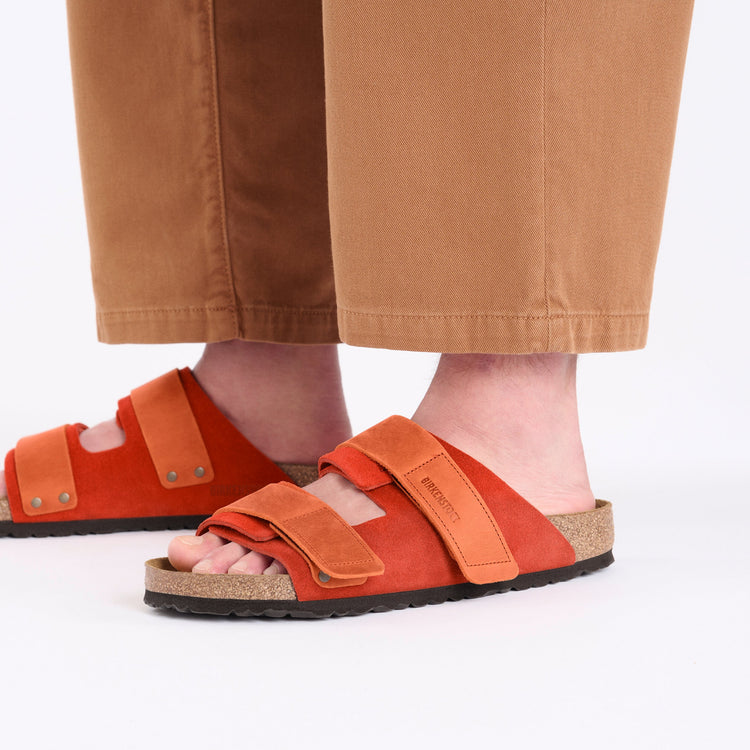 Uji Rust Brown Nubuck/Suede Leather