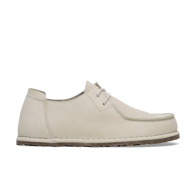 Birkenstock Utti Lace Antique White Suede Leather side view