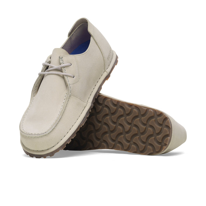 Birkenstock Utti Lace Antique White Suede Leather sole view