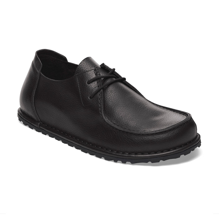 Birkenstock Utti Lace Black Grained Leather 