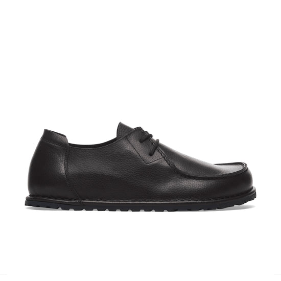 Birkenstock Utti Lace Black Grained Leather side view